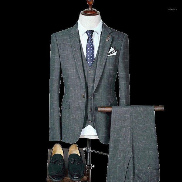 (blazer+pants+vest) luxury men suit 3 piece set fashion boutique lattice groom wedding dress men's tuxedo banquet club suits & blazers, White;black
(blazer+pants+vest) luxury men suit 3 piece set fashion boutique lattice groom wedding dress men's tuxedo banquet club suits & blazers, White;black