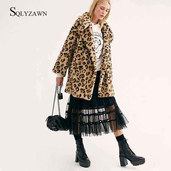 women's wool & blends leopard straight double-breasted velvet coats women winter long sleeve turn-down collar casual female warm outwea, Black
women's wool & blends leopard straight double-breasted velvet coats women winter long sleeve turn-down collar casual female warm outwea, Black