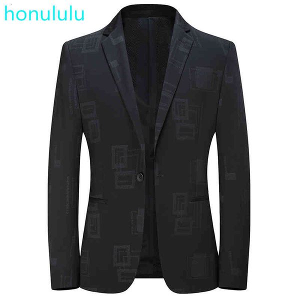 men's suits & blazers spring and summer 2021 suit young black fine european american geometry wear coat trend, White;black
men's suits & blazers spring and summer 2021 suit young black fine european american geometry wear coat trend, White;black