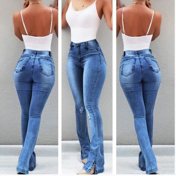 Ripped Flared High Waist Womens Jean Elegant Bell Bottom Skinny Denim Pants Ladies Sexy Casual Wide Leg Trousers, Blue
Ripped Flared High Waist Womens Jean Elegant Bell Bottom Skinny Denim Pants Ladies Sexy Casual Wide Leg Trousers, Blue