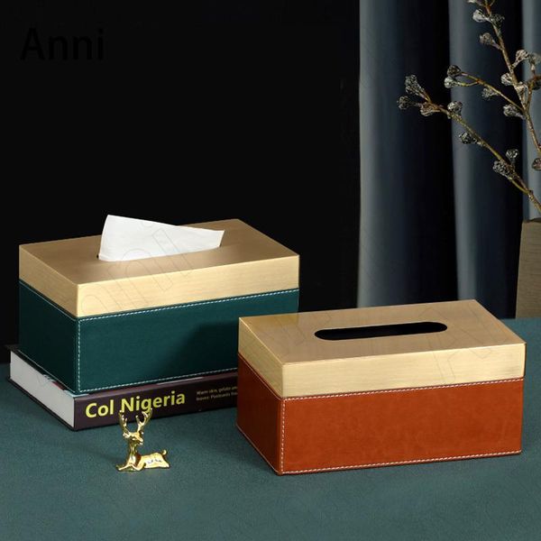 tissue boxes & napkins creative metal leather european simple paper towel storage box office deskornaments home living room decoration
tissue boxes & napkins creative metal leather european simple paper towel storage box office deskornaments home living room decoration