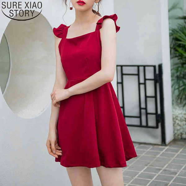 high waist backless suspender mini dresses japanese style red sleeveless sweet women summer female 9345 210508, Black;gray
high waist backless suspender mini dresses japanese style red sleeveless sweet women summer female 9345 210508, Black;gray