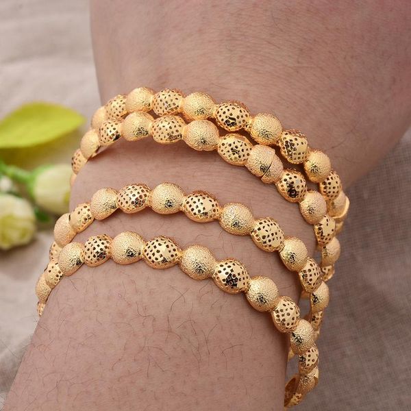 bangle 4pcs/lot round 24k gold color wedding dubai bangles for women girl bride bracelets ethiopian/france/african/dubai jewelry gifts, Black
bangle 4pcs/lot round 24k gold color wedding dubai bangles for women girl bride bracelets ethiopian/france/african/dubai jewelry gifts, Black