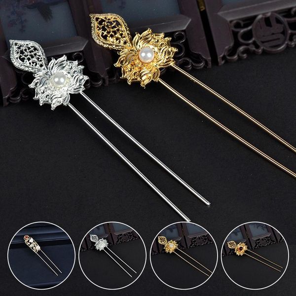 hair clips & barrettes female vintage alloy hairpin chinese style crystal pearl gold silver color sticks ladies elegant clasp jewelry, Golden;silver
hair clips & barrettes female vintage alloy hairpin chinese style crystal pearl gold silver color sticks ladies elegant clasp jewelry, Golden;silver