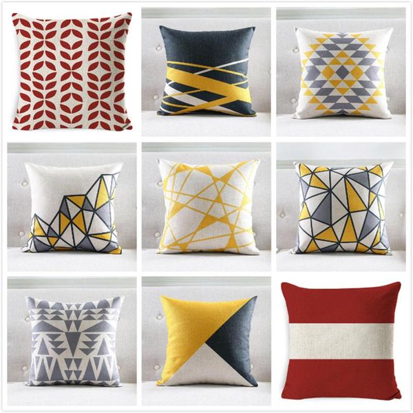 cushion/decorative pillow nordic style cushion cover gray yellow red decorative pillows geometric cushions covers home decor throw case 45*4
cushion/decorative pillow nordic style cushion cover gray yellow red decorative pillows geometric cushions covers home decor throw case 45*4