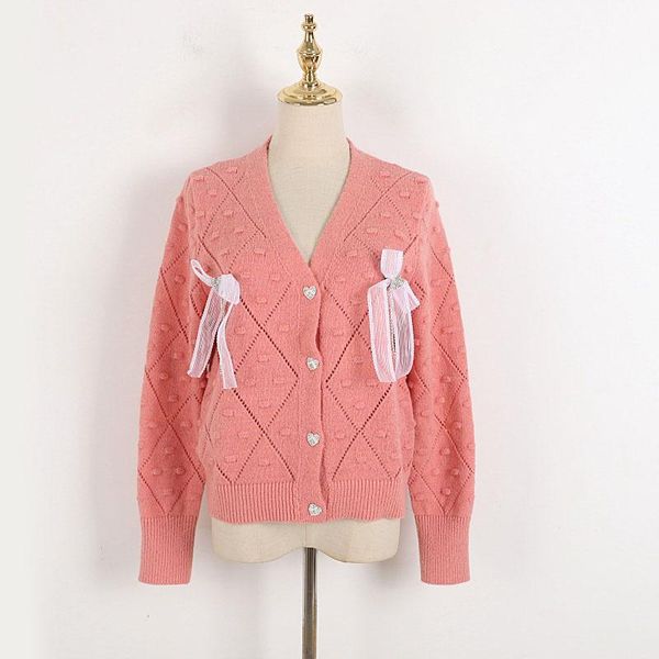 women's knits & tees luxury designer brand sweater for women vintage v neck love buttons knitted cardigans clothes, White
women's knits & tees luxury designer brand sweater for women vintage v neck love buttons knitted cardigans clothes, White