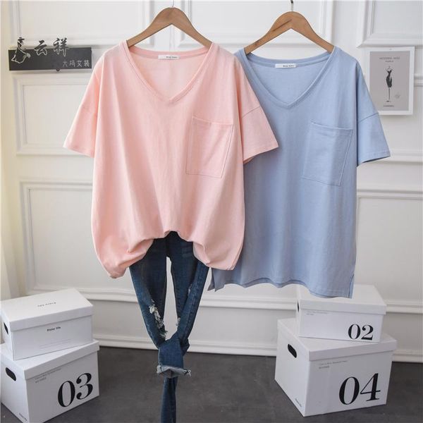 summer women long v neck casual t shirt short sleeve 2021 simple plain loose oversize tees large tunic maxi size women's t-shirt, White
summer women long v neck casual t shirt short sleeve 2021 simple plain loose oversize tees large tunic maxi size women's t-shirt, White