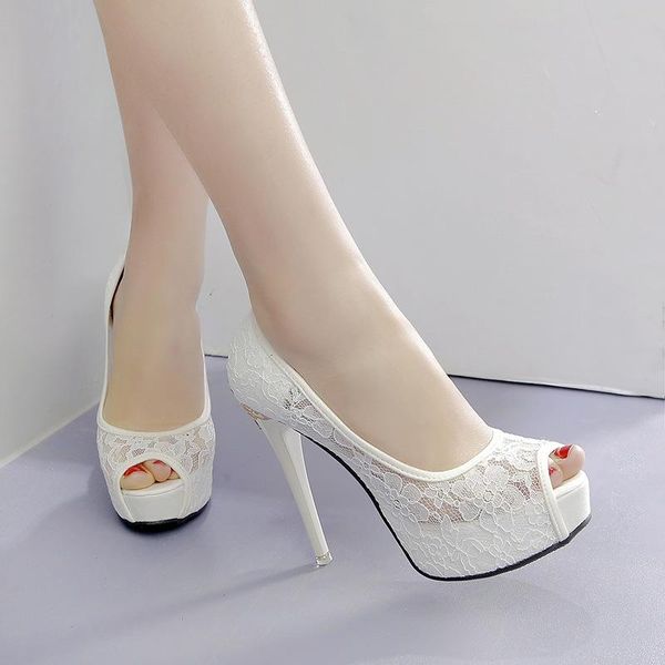 dress shoes 2021 spring fashion super high heel stiletto bridal single waterproof platform lace fish mouth banquet women sandals, Black
dress shoes 2021 spring fashion super high heel stiletto bridal single waterproof platform lace fish mouth banquet women sandals, Black