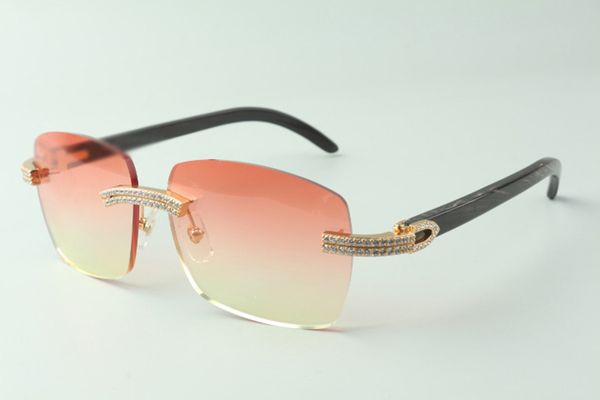 exquisite classic double row diamond sunglasses 3524025, natural black textured buffalo horn temples glasses, size: 18-140 mm, White;black
exquisite classic double row diamond sunglasses 3524025, natural black textured buffalo horn temples glasses, size: 18-140 mm, White;black