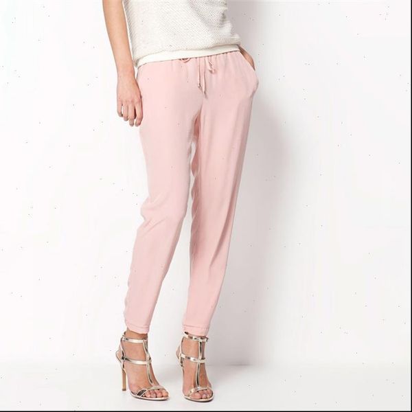 Women Capris Womens Pant Chiffon Lace Up Loose Trousers Female Solid High Waist Casual Pants Office Clothing For Ladies Summer, Black;white
Women Capris Womens Pant Chiffon Lace Up Loose Trousers Female Solid High Waist Casual Pants Office Clothing For Ladies Summer, Black;white