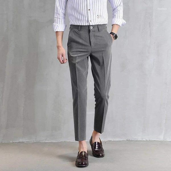 ankle-length linen pants men slim fit dress casual trousers men's formal suit 2021 grey black beige l911, White;black
ankle-length linen pants men slim fit dress casual trousers men's formal suit 2021 grey black beige l911, White;black
