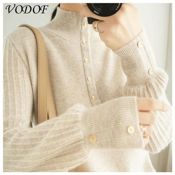 women's sweaters vodof 2021 basic high-neck sweater autumn and winter slim pullover knit soft warm pull, White;black
women's sweaters vodof 2021 basic high-neck sweater autumn and winter slim pullover knit soft warm pull, White;black