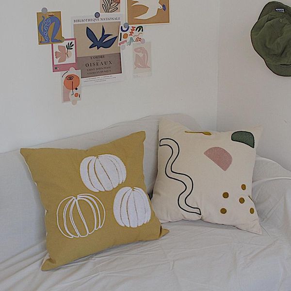 korean pillow case cute decorative embroidery pillowcase geometric vegetable pumkin cases for home el studio 45*45cm
korean pillow case cute decorative embroidery pillowcase geometric vegetable pumkin cases for home el studio 45*45cm