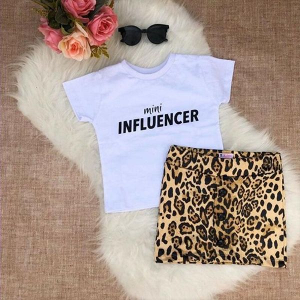 summer toddler baby girl clothes short sleeve letter printed t shirt leopard print mini skirt outfits, White
summer toddler baby girl clothes short sleeve letter printed t shirt leopard print mini skirt outfits, White