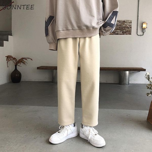 men's pants casual men autumn plus thicker straight solid all-match skin-friendly trousers male streetwear vintage ulzzang woolen ins, Black
men's pants casual men autumn plus thicker straight solid all-match skin-friendly trousers male streetwear vintage ulzzang woolen ins, Black