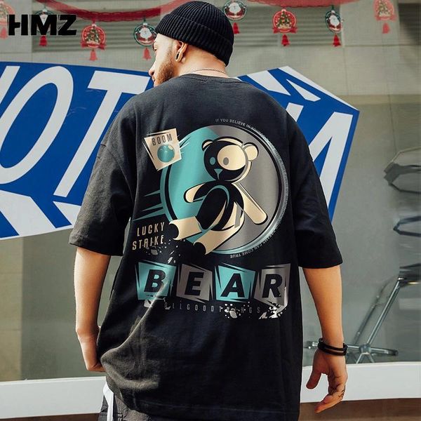 summer t shirt men cartoon tshirt short sleeve casual hip hop streetwear tee harajuku bear print cotton man men's t-shirts, White;black
summer t shirt men cartoon tshirt short sleeve casual hip hop streetwear tee harajuku bear print cotton man men's t-shirts, White;black