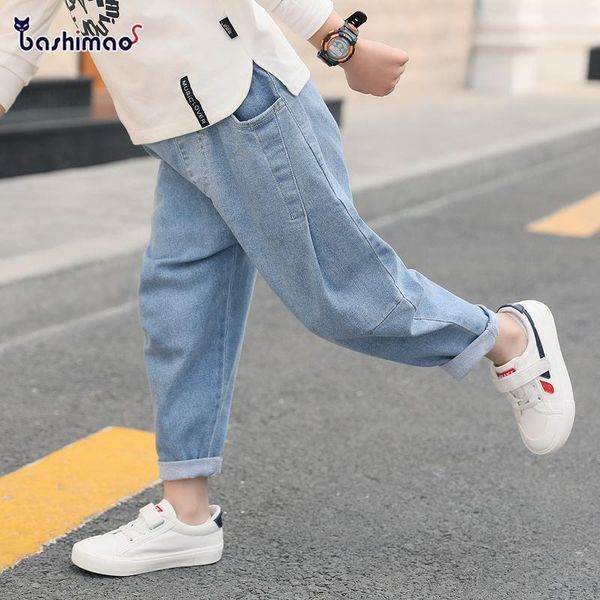 boys' jeans pants spring and autumn 2021 cuhk children's casual loose fashion wear trousers, Blue
boys' jeans pants spring and autumn 2021 cuhk children's casual loose fashion wear trousers, Blue