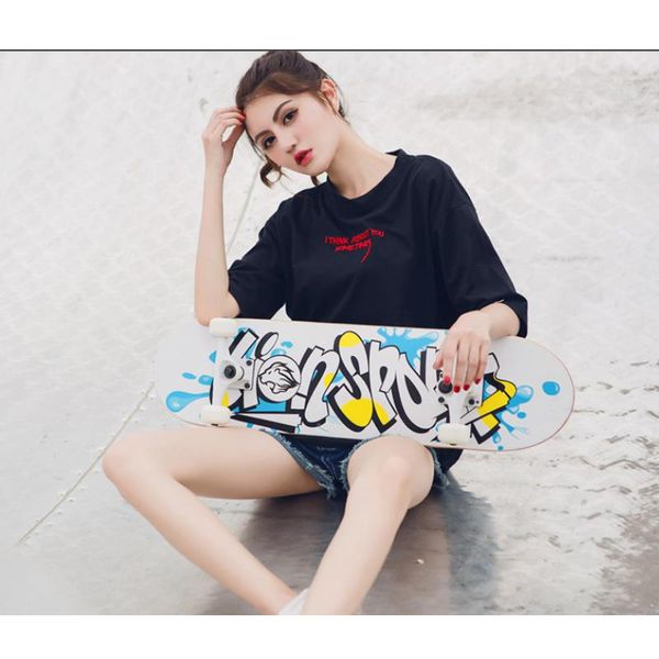 skateboard four-wheel scooter double rocker professional 8inch shortboards beginner exercise skate boart skateboarding
skateboard four-wheel scooter double rocker professional 8inch shortboards beginner exercise skate boart skateboarding