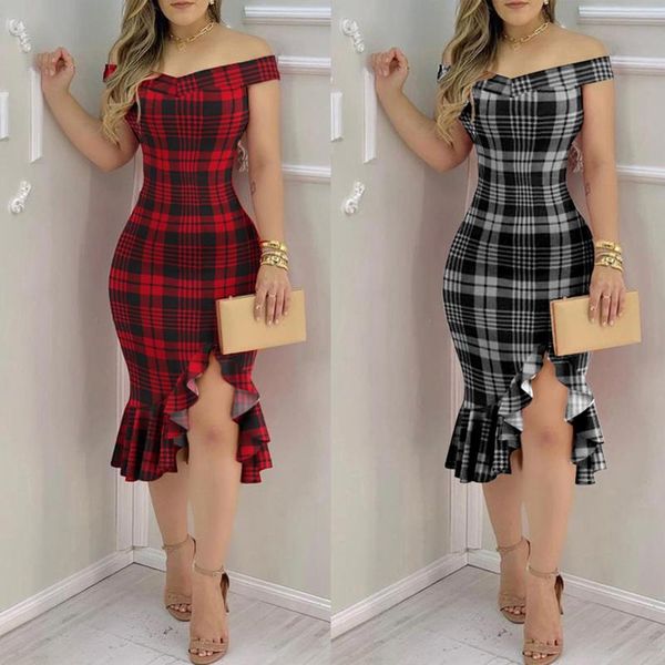 casual dresses women plaid dress cold shoulder a line ruffle fit boho elegant evening party beach sundress vestido sarafan, Black;gray
casual dresses women plaid dress cold shoulder a line ruffle fit boho elegant evening party beach sundress vestido sarafan, Black;gray