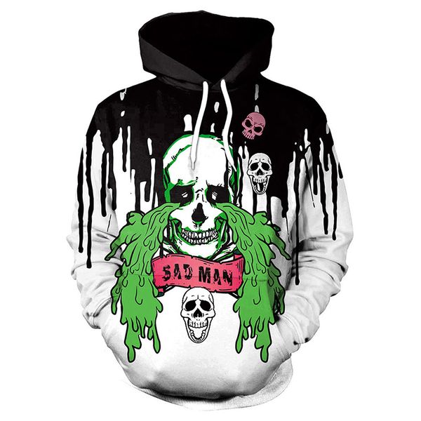 women's european and american style party pullover hooded sweatshirt graphic 3d printing round neck long sleeve casual autumn and winte, Black
women's european and american style party pullover hooded sweatshirt graphic 3d printing round neck long sleeve casual autumn and winte, Black
