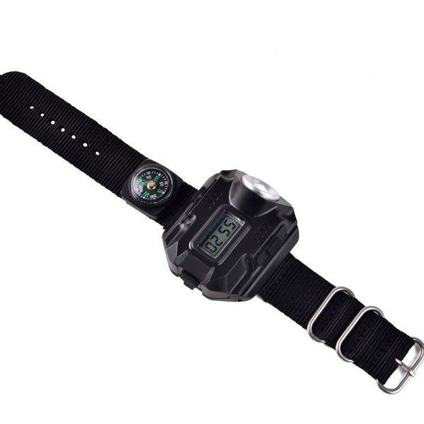 party decoration portable outdoor led watch with lcd panel & compass for night running camping fishing walking black
party decoration portable outdoor led watch with lcd panel & compass for night running camping fishing walking black