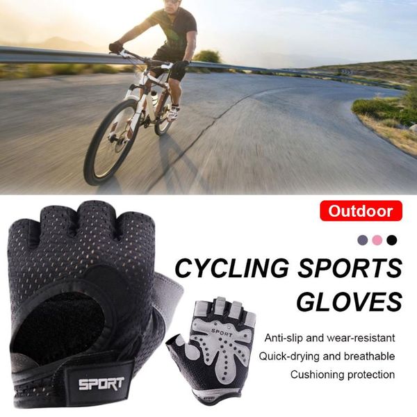 cycling half finger gloves anti-slip mtb equipment for men and women bicycle fitness exercise sports, Black
cycling half finger gloves anti-slip mtb equipment for men and women bicycle fitness exercise sports, Black