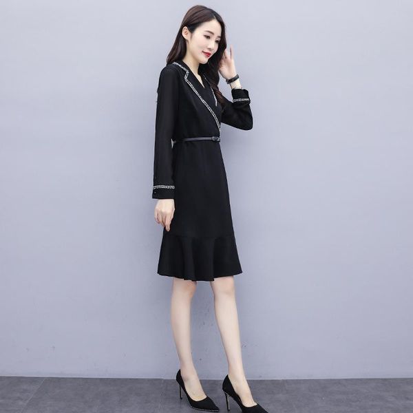 dresses for women black dress women's clothing midi mermaid dressed as a woman cloth office lady vestidos tn1817 casual, Black;gray
dresses for women black dress women's clothing midi mermaid dressed as a woman cloth office lady vestidos tn1817 casual, Black;gray