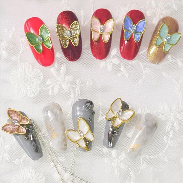 colorful 3d nail rhinestone alloy butterfly ornament rose gold jewelry art decoration diy tips design accessories1, Silver;gold
colorful 3d nail rhinestone alloy butterfly ornament rose gold jewelry art decoration diy tips design accessories1, Silver;gold