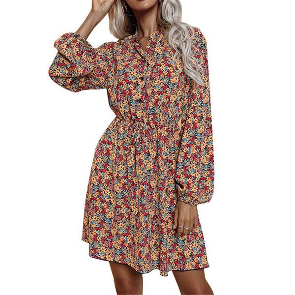 casual dresses 2021 trend chiffon elegant women's party dress long sleeve single breasted summer floral print v neck ladies m0621, Black;gray
casual dresses 2021 trend chiffon elegant women's party dress long sleeve single breasted summer floral print v neck ladies m0621, Black;gray