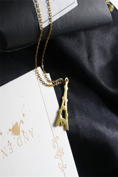 pendant necklaces france paris tower necklace stainless steel real gold plated collier jewelry party holiday gift, Silver
pendant necklaces france paris tower necklace stainless steel real gold plated collier jewelry party holiday gift, Silver