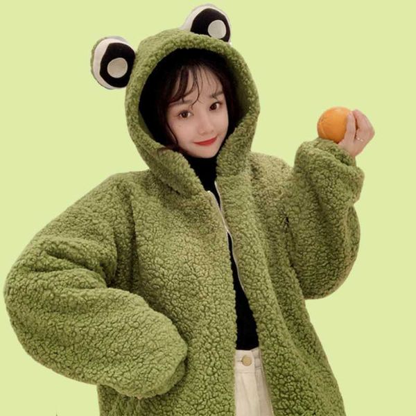 Women's Jackets Missnight Coat Women Hooded Fleece Long Fur Green Kawaii Korean Style Warm Cute Streetwear 2XL 2G7X, Black;brown
Women's Jackets Missnight Coat Women Hooded Fleece Long Fur Green Kawaii Korean Style Warm Cute Streetwear 2XL 2G7X, Black;brown