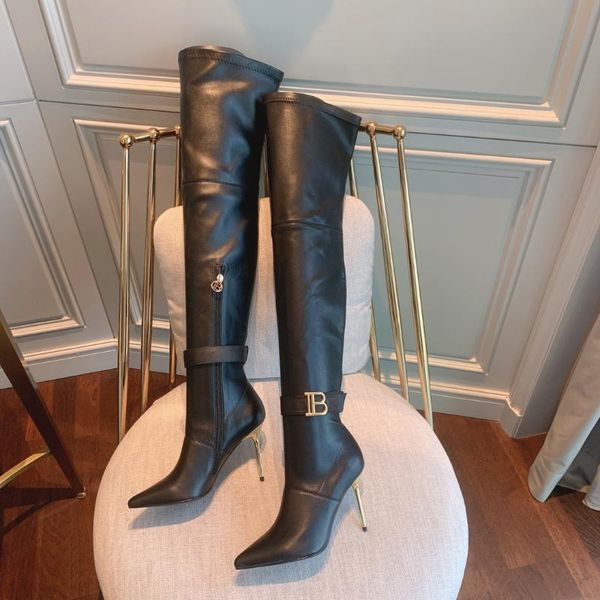 boots women shoes size35-41 pointed toe super high heels genuine leather cow suede zipper over the knee stretch zapatos de mujer, Black
boots women shoes size35-41 pointed toe super high heels genuine leather cow suede zipper over the knee stretch zapatos de mujer, Black