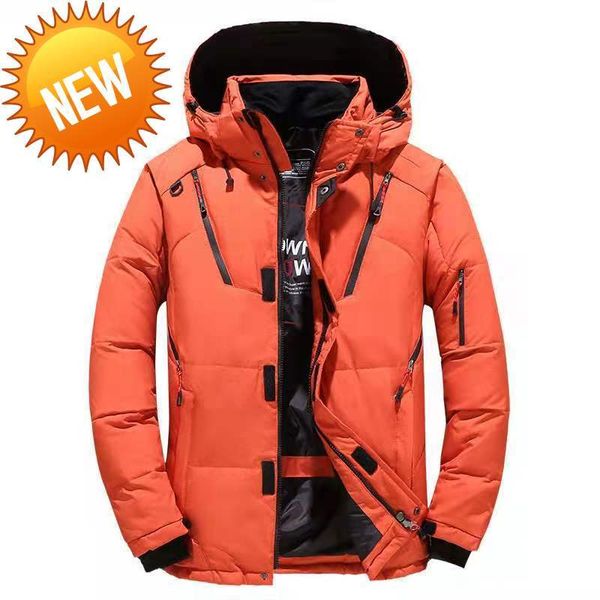 2021 new solid color mens down jacket warm hooded thick puffer coat male soft overcoat thermal winter parka, Black
2021 new solid color mens down jacket warm hooded thick puffer coat male soft overcoat thermal winter parka, Black
