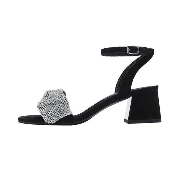 style ankle strap high heels women sandals 5 / 7cm summer shoes open toe chunky party dress, Black
style ankle strap high heels women sandals 5 / 7cm summer shoes open toe chunky party dress, Black