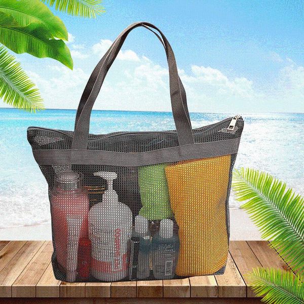 mesh beach bag storage bags swimming travel clothing sports fitness seashell holder sand dredging tool container
mesh beach bag storage bags swimming travel clothing sports fitness seashell holder sand dredging tool container