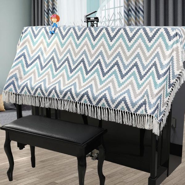 other household sundries simple polyester cotton piano cover geometric figure half fringed towel dustproof decoration
other household sundries simple polyester cotton piano cover geometric figure half fringed towel dustproof decoration