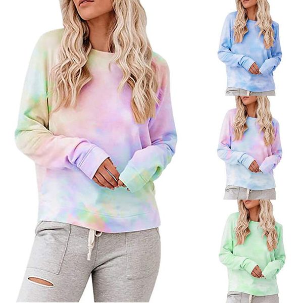 women's hoodies & sweatshirts autumn tie-dye printed 2021 casual long sleeve o-neck pullover ladies fashion holiday street rainbow hood, Black
women's hoodies & sweatshirts autumn tie-dye printed 2021 casual long sleeve o-neck pullover ladies fashion holiday street rainbow hood, Black