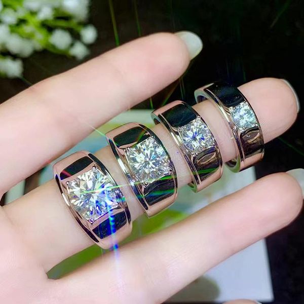 cluster rings boeycjr 925 silver 0.5ct/1ct/2ct/3ct f color moissanite vvs engagement wedding diamond ring for men with national certificate, Golden;silver
cluster rings boeycjr 925 silver 0.5ct/1ct/2ct/3ct f color moissanite vvs engagement wedding diamond ring for men with national certificate, Golden;silver