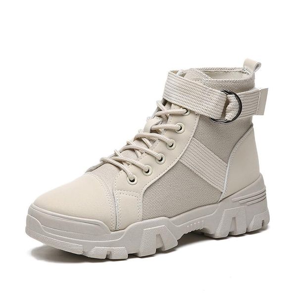 boots winter short women's casual sneakers ankle warm plush cotton shoes platform y963, Black