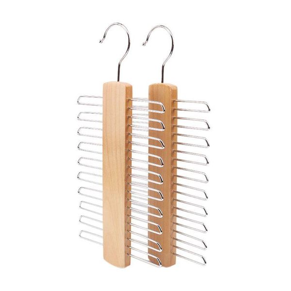 hangers & racks wooden 20 bar tie rack hanger - scarf, belt, accessory organiser drop
hangers & racks wooden 20 bar tie rack hanger - scarf, belt, accessory organiser drop