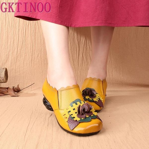 dress shoes gktinoo spring 2021 retro handmade floral women pumps genuine leather chunky heels round toe high sandals, Black
dress shoes gktinoo spring 2021 retro handmade floral women pumps genuine leather chunky heels round toe high sandals, Black