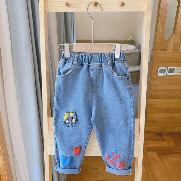 girl jeans kids trousers spring autumn denim blue cartoon pattern jean baby casual all match clothes for 1-6 years
girl jeans kids trousers spring autumn denim blue cartoon pattern jean baby casual all match clothes for 1-6 years
