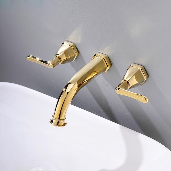 bathroom sink faucets is hidden in wall type invisible basin faucet, gold-plated bathtub, shower faucet and all copper.
bathroom sink faucets is hidden in wall type invisible basin faucet, gold-plated bathtub, shower faucet and all copper.
