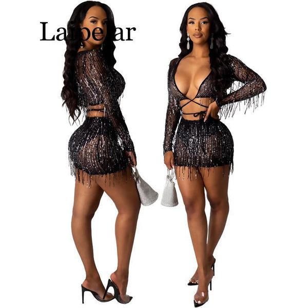 casual dresses black mesh sheer two piece outfits sequin mini dress with tassel long sleeve v neck party night club tight, Black;gray
casual dresses black mesh sheer two piece outfits sequin mini dress with tassel long sleeve v neck party night club tight, Black;gray