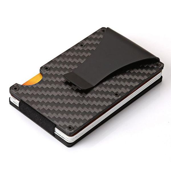 card holders 2021 carbon fiber rfid mini slim wallet money clip metal aluminum business id holder with anti-chief case protector, Brown;gray
card holders 2021 carbon fiber rfid mini slim wallet money clip metal aluminum business id holder with anti-chief case protector, Brown;gray