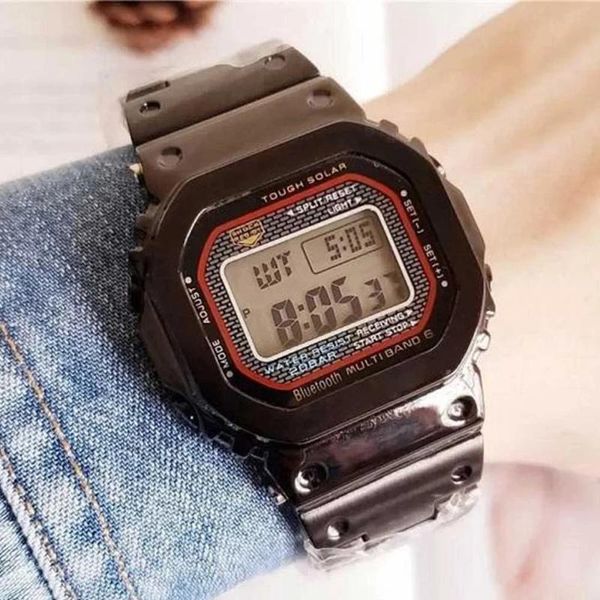 wristwatches luxury metal style gmw-b5000 casual fashion led digital men's watch ice electronic steel band all functions can work, Slivery;brown
wristwatches luxury metal style gmw-b5000 casual fashion led digital men's watch ice electronic steel band all functions can work, Slivery;brown