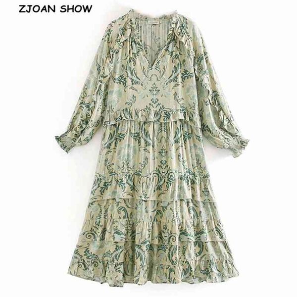 boho ruffles v neck floral print long sleeve dress holiday women spliced wood ears pleasted loose dresses 210429, Black;gray
boho ruffles v neck floral print long sleeve dress holiday women spliced wood ears pleasted loose dresses 210429, Black;gray