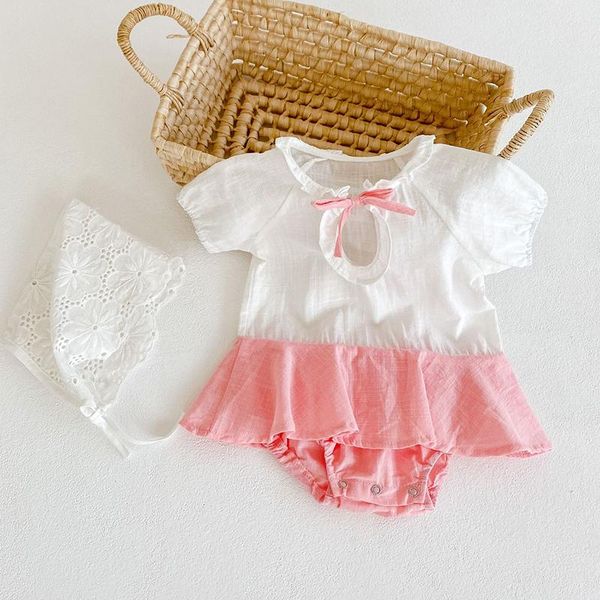 rompers 2021 summer girl's ear edge short sleeve skirt khaki cotton baby bodysuit climbing suit 0-2years old, Blue
rompers 2021 summer girl's ear edge short sleeve skirt khaki cotton baby bodysuit climbing suit 0-2years old, Blue