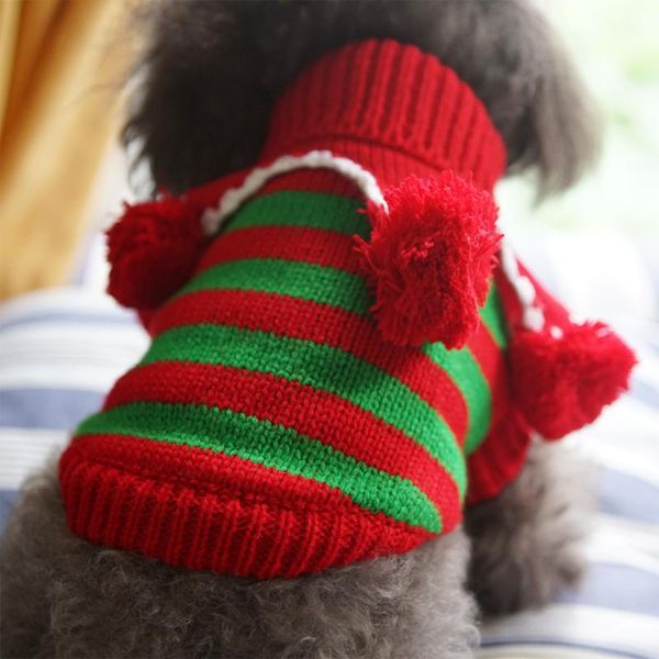 xxs-l christmas thicken dog sweater pet clothes red turtleneck stripe cat coat full size winter warm daily party accessories apparel
xxs-l christmas thicken dog sweater pet clothes red turtleneck stripe cat coat full size winter warm daily party accessories apparel