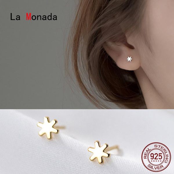la monada woman earrings silver 925 korean flower small stud female jewelry women minimalist gold, Golden;silver
la monada woman earrings silver 925 korean flower small stud female jewelry women minimalist gold, Golden;silver